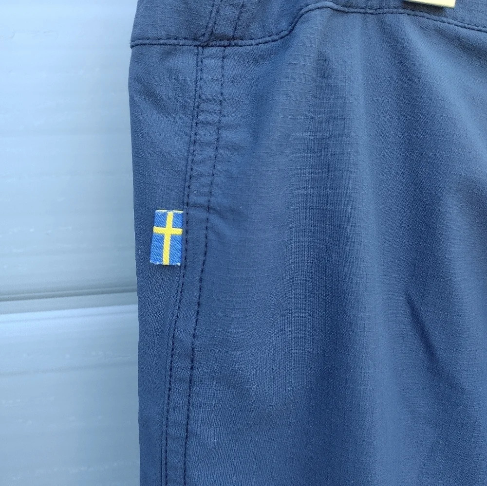 Fjallraven Womens High Coast Trail Trousers Navy Size 34. - Picture 5 of 8